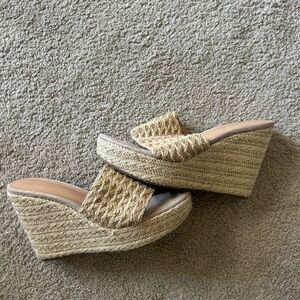 Women's Woven Wedge Sandals